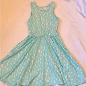 DotDotSmile Blue Raindrop Tank Dress